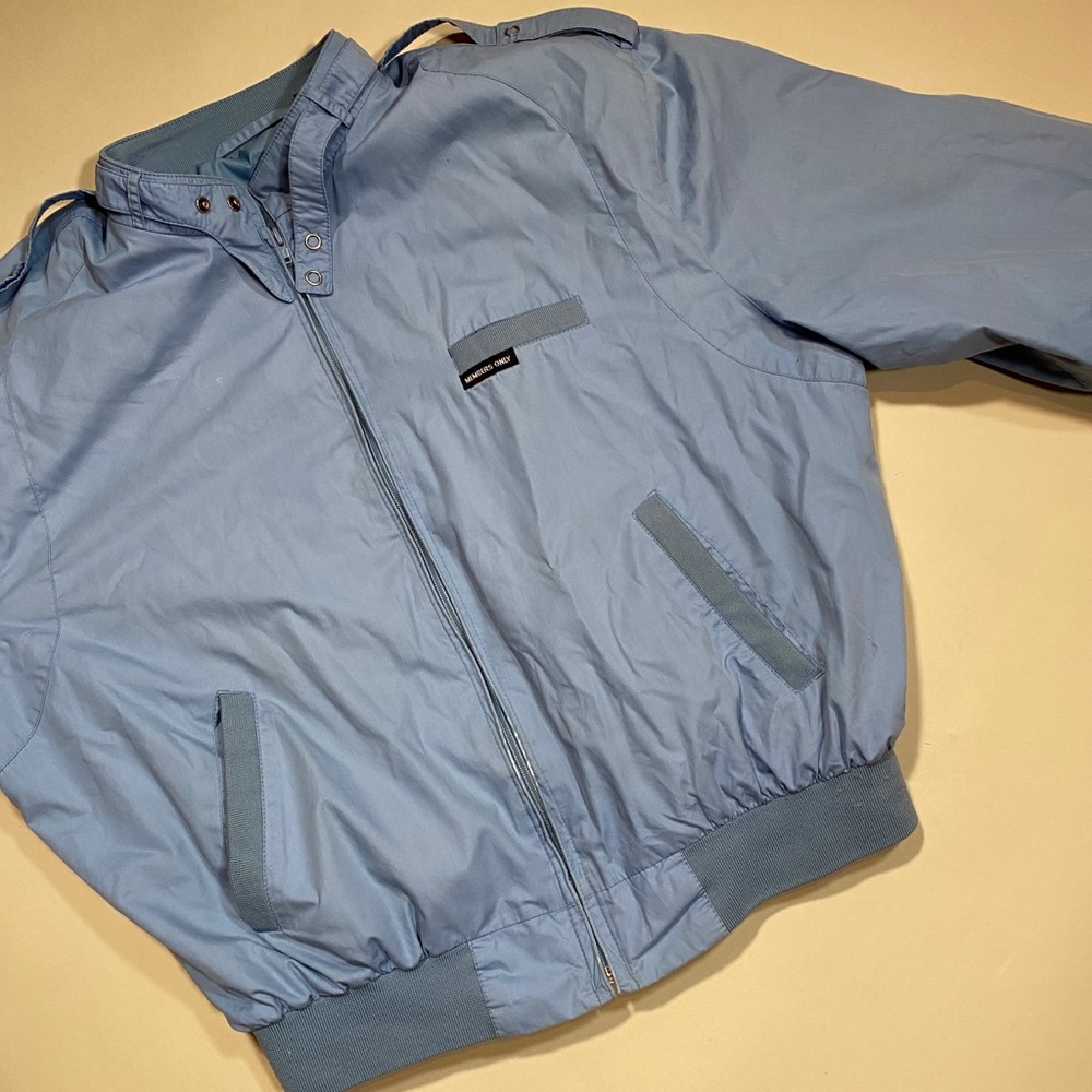 ‘Members Only’ Baby Blue Bomber Jacket